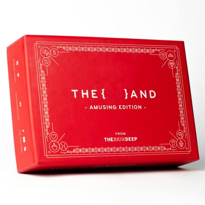 The Skin Deep (The and) Amusing Edition - 199 Fun Question Cards for Friends, Family, Couples - Random & Funny Ice Breaker Conversation Starter Cards - Get Everyone Talking at Game Night or a Party