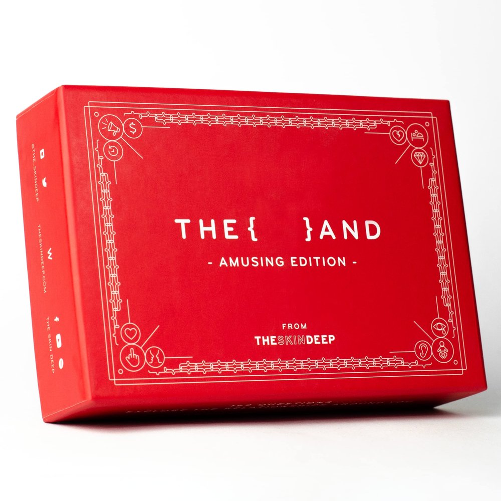 The Skin Deep (The and) Amusing Edition - 199 Fun Question Cards for Friends, Family, Couples - Random & Funny Ice Breaker Conversation Starter Cards - Get Everyone Talking at Game Night or a Party
