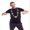 GiftExpress 2PC 44 Inch Mardi Gras Jumbo Bead Necklace for Party Favors, Mardi Gras Festival, Mardi Gras Parades view 3