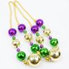 GiftExpress 2PC 44 Inch Mardi Gras Jumbo Bead Necklace for Party Favors, Mardi Gras Festival, Mardi Gras Parades view 4