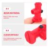 Toyvian Small Fire Hydrant Decor DIY Landscape Model Simulated Traffic Sign Miniature Firefighter Statue for Dollhouse and Garden Decoration view 2