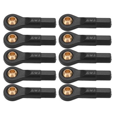 VBESTLIFE M2.5 Ball Holder Tie Rod Ends Ball Joint Link, 10Pcs Lever Steering Linkage Tie Rod End Ball End fit for 1:10 Scale RC Car
