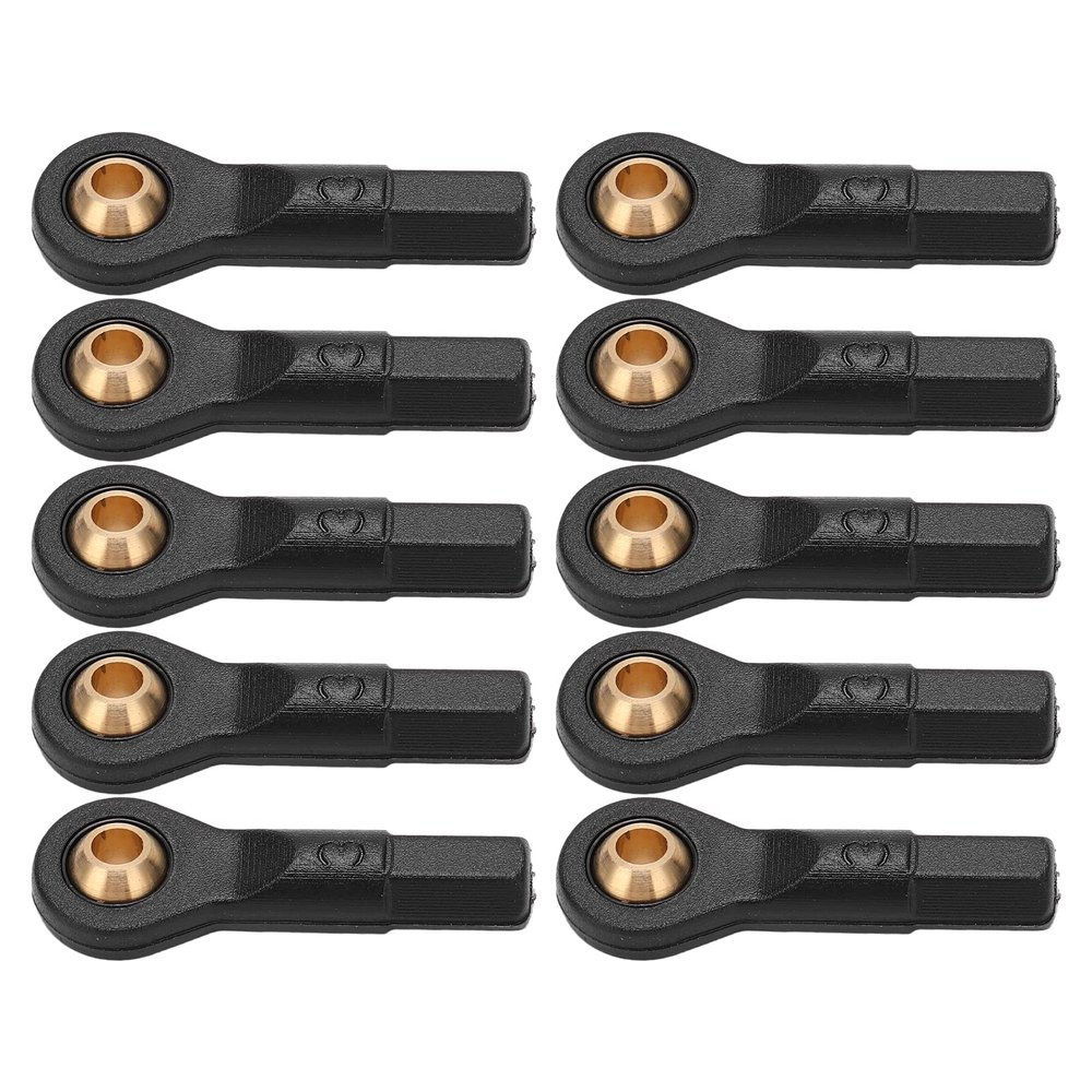 VBESTLIFE M2.5 Ball Holder Tie Rod Ends Ball Joint Link, 10Pcs Lever Steering Linkage Tie Rod End Ball End fit for 1:10 Scale RC Car