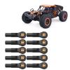 Alomejor 10pcs Rc Tie Rod End Adjustable Rc Ball Linkage Rod End Set 2.5mm Aperture Servo Links Tie Rod Set for 1/10 Rc Car view 2