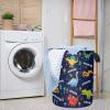 Custom Name Laundry Hamper, Personalized Dirty Clothes Hamper Basket with Name for Bathroom Bedrooms, Customized Name Circular Hamper with Handles Gifts for Boys Girls Men Women 15.7 * 19.6inch view 4
