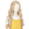 Koonfan Long Wavy Blonde Cosplay Wig for Girls Halloween Costume Party Long Wavy Wigs view 1