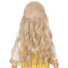 Koonfan Long Wavy Blonde Cosplay Wig for Girls Halloween Costume Party Long Wavy Wigs view 3