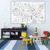2 XL Giant Coloring Page maps of USA and World Poster Activities for Kids (42x60) Young N Refined view 4