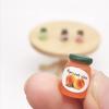 SXFSE Dollhouse Decoration Accessories, 1:12 Dollhouse Ornament 4 Pcs Simulation Kitchen Restaurant Jams view 3