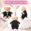 Set of Tuxedo Outfit, Bear Clothes Suitable for 13-15 Inch Stuffed Animal Clothes, Bear Accessories for Your Own Stuffed Animals on Weddings view 2