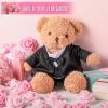 Set of Tuxedo Outfit, Bear Clothes Suitable for 13-15 Inch Stuffed Animal Clothes, Bear Accessories for Your Own Stuffed Animals on Weddings view 4