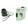 Microscope Accessories Kit 60 X Microscope Illuminated Magnifier Glass with LED Light Microscope Slides view 1
