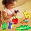 Cutedeer 138 Piece Building Blocks for Kids Toddlers, Classic Big Bricks Set Compatible with All Major Brands, STEM Large Building Toys with Gift Box for All Ages Boys Girls view 3
