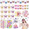 Animal Party Favors Fairy Birthday Party Supplies Girls Gift Bags with Keychains Hairpins Stickers and Organza Bags for Birthday Party Supplies Fairy Party Decorations (Butterfly) view 1