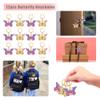 Animal Party Favors Fairy Birthday Party Supplies Girls Gift Bags with Keychains Hairpins Stickers and Organza Bags for Birthday Party Supplies Fairy Party Decorations (Butterfly) view 4