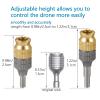 Hanatora Extension Joysticks Stick for DJI RC,RC 2(Flip,Neo,Air 3S/3,Mini 5/4/3 Pro,Mini 3,Mavic 3 Classic/Pro Drone Controller), Aluminum Long Joy Sticks Thumb Accessories view 3