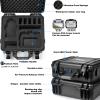 Lekufee Waterproof Hard Case for DJI Mini 4 Pro,Mini 3 Pro / 3 Drone,DJI RC 2, RC N3 / N2 / N1 and other Accessories(Case Only) view 3