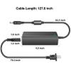 AC/DC Adapter Replacement for Kids 24V Disney Princess 8802-64 880264 Cinderella Carriage Ride-On 03370 Fairy Tale Motorized Toy 24 Volt Ride On Toys Power Supply (w/Barrel Tip. NOT 2-Prong) view 2