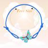 Hicarer 36 Pcs Butterfly Party Favor Bracelets for Girls, Kids Butterfly Gifts, Adjustable Woven Friendship Bracelets Toddlers Jewelry Fairy Party Goodie Bag Classroom Reward view 2