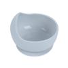 PAQ Lifestyle Baby and Toddler Suction Bowls No Spill Silicone Snail Bowl (Light Grey) view 1