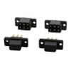 5Pairs JX4 JX6 JX8 MX6 MX10 MPX 4Pin 6Pin 8Pin 10Pin Servo Connector Brass Gold Plated Male Female Plug for Gasoline Turbojet Drone RC VTOL Model Aircraft Boat Car Parts (5pairs Black MX6 Plug) view 2
