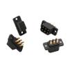 5Pairs JX4 JX6 JX8 MX6 MX10 MPX 4Pin 6Pin 8Pin 10Pin Servo Connector Brass Gold Plated Male Female Plug for Gasoline Turbojet Drone RC VTOL Model Aircraft Boat Car Parts (5pairs Black MX6 Plug) view 4