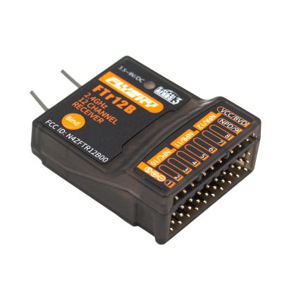 HTLNUZD Flysky Paladin FS-PL18 EV Radio Controlle Transmitter, 2.4G 18Channel 3.5 Inch TFT Touch Screen for RC FPV Boat Car Drone with FTr12B Receiver (FS FTr12B Receiver)