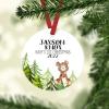 Touber Baby 1st Christmas Ornament, Bear Christmas Ornament Baby Ornament for Boys and Girls Personalized Children's Ornament Holiday Baby Ornament view 1