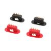 5Pairs JX4 JX6 JX8 MX6 MX10 MPX 4Pin 6Pin 8Pin 10Pin Servo Connector Brass Gold Plated Male Female Plug for Gasoline Turbojet Drone RC VTOL Model Aircraft Boat Car Parts (5pairs red MPX Plug) view 2