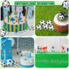 Sotiff 72 Pcs Mini Soccer Balls Bulk 1.18 Inch Sports Foam Stress Balls Relaxation Gadgets Fidget White Black Sports Theme Party Favors with Drawstring Mesh Bag view 4