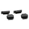 5Pairs JX4 JX6 JX8 MX6 MX10 MPX 4Pin 6Pin 8Pin 10Pin Servo Connector Brass Gold Plated Male Female Plug for Gasoline Turbojet Drone RC VTOL Model Aircraft Boat Car Parts (5pairs Black MX10 Plug) view 3