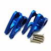 2pcs Aluminum Rear Rocker Arm Progressive-2 (90-T) Blue for Traxxas Revo E-Revo 2.0 vxl Summit Slayer Pro4X4 5358 view 3