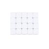 kaiheng 20mm Acrylic Dice with Smoothed Surface Six Sided with Rounded Corner Blank White Dice Cubes for Board Games, DIY Sticker, Math Counting Teaching, Party Fun 20PCS view 1