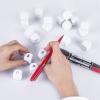 kaiheng 20mm Acrylic Dice with Smoothed Surface Six Sided with Rounded Corner Blank White Dice Cubes for Board Games, DIY Sticker, Math Counting Teaching, Party Fun 20PCS view 4