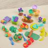 Play-Doh Grow Your Garden Toolset Made with Sustainable Plastics, 20 Accessories, 8 Colors, Kids Toys for 3 Year Old Boys & Girls & Up view 3