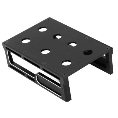 RC Car Work Stand, RC Car Work Stand Wear Aluminum Alloy RC Car Repair Workstation for 1/8 for 1/10 RC Truck Scales(Black)
