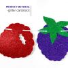 Berry Banner Jamberry Birthday Garland Strawberry Raspberry Blueberry Blackberry Party Decoration Baby Shower Glitter Pre-Strung Photo Prop view 4