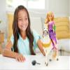 Mattel Disney Princess Toys, Rapunzel Fashion Doll & Maximus Horse Set with Saddle, Brushable Tail, Styling Accessories & Pascal Figure view 2