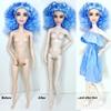 DIY OOAK Doll Bodies for Replacement 12 inch Fashion Doll Body Supermodel Collector Doll Body Articulated Jointed Posable Doll Making Repair (#1 White) view 4