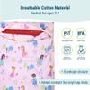 Wildkin Kids Cotton Nap Mat Cover  Soft, Sewn-in Flap, Durable & Fits 1.5" Vinyl Sleep Mats - Fairy Garden view 3