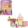 Mattel Disney Princess Toys, Belle Stackable Castle Doll House with Small Belle Doll, 4 Character Friends & 3 Accessories, Portable with Handle view 1