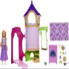 Mattel Disney Princess Rapunzel Tower Doll House Playset with Rapunzel Fashion Doll, 6 Play Areas, 15 Accessories and Pascal view 1