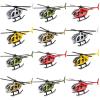Tcvents Diecast Helicopters, 12 Pack Alloy Military Model Plane Mini Helicopter Toys for Kids 3 4 5 6 7 Year Old, Airplane Vehicles for Boys Toddlers 3-8 Years Easter Valentines Gift Party Favors view 1