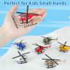 Tcvents Diecast Helicopters, 12 Pack Alloy Military Model Plane Mini Helicopter Toys for Kids 3 4 5 6 7 Year Old, Airplane Vehicles for Boys Toddlers 3-8 Years Easter Valentines Gift Party Favors view 2