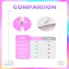 YALLOVE Heavy Duty Metal Balloon Stand Set of 2, Height Adjustable 1.3 to 10.5 Ft, Free Combination Balloon Centerpiece and Column Stand view 2