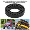Dilwe RC Wheel Outer Beadlock Ring, 4Pcs 1.9 Inch Wheel Outer Beadlock Ring Aluminum Alloy Reusable RC Accessories for 1/10 RC Car(Black) view 4