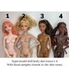 DIY OOAK Doll Bodies for Replacement 12 inch Fashion Doll Body Supermodel Collector Doll Body Articulated Jointed Posable Doll Making Repair (#3 Caramel) view 3