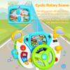 fisca Toddler Steering Wheel Toy Baby Interactive Learning Toy for Toddler 1-3 Year Old, My First Driving Educational Baby Musical Toys with Light and Sound for Preschool Kids view 2