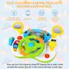 fisca Toddler Steering Wheel Toy Baby Interactive Learning Toy for Toddler 1-3 Year Old, My First Driving Educational Baby Musical Toys with Light and Sound for Preschool Kids view 3