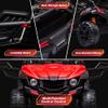 Kids Ride On UTV with Remote Control, 12V Kids Powered Wheels Electric Vehicle Toys with Spring Suspension,FM,LED Lights,AUX Port,Music,USB, Red view 2